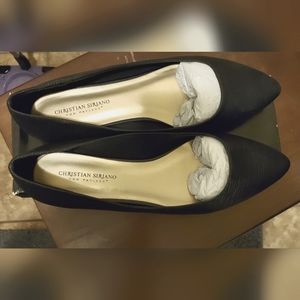Christian Siriano point toe flats